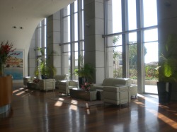 luxury residence; vacation apartment in Neve Tzedek Tower; lobby